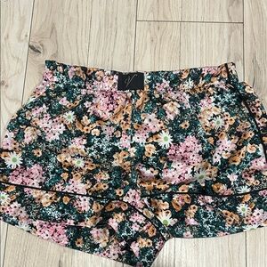 Victoria's Secret Floral Athletic Shorts - Pink, Orange, Green